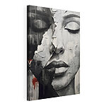 Tableaux Peinture d'un visage de femme
