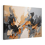 Tableaux Virements abstraits aux tons ocres
