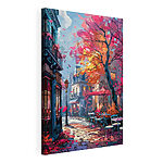 Tableaux Rue confortable aux couleurs de l'automne