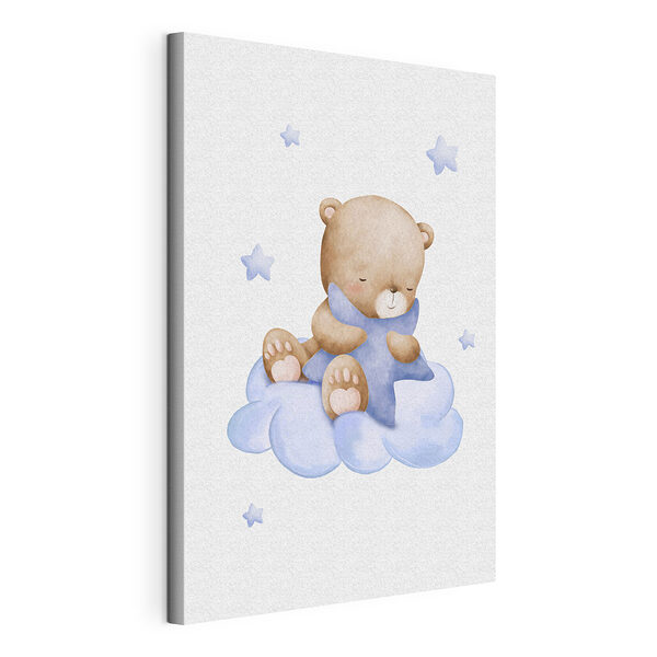 Tableaux Ourson assis sur un nuage