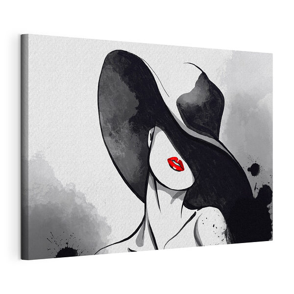 Tableaux Femme portant un chapeau