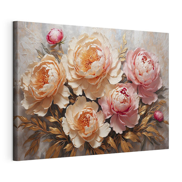 Tableaux Pivoines en pleine floraison