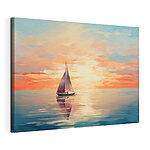 Tableaux Reflet d'un bateau dans l'eau