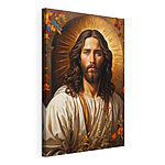 Tableaux Personnage saint avec un halo d'aura rayonnant