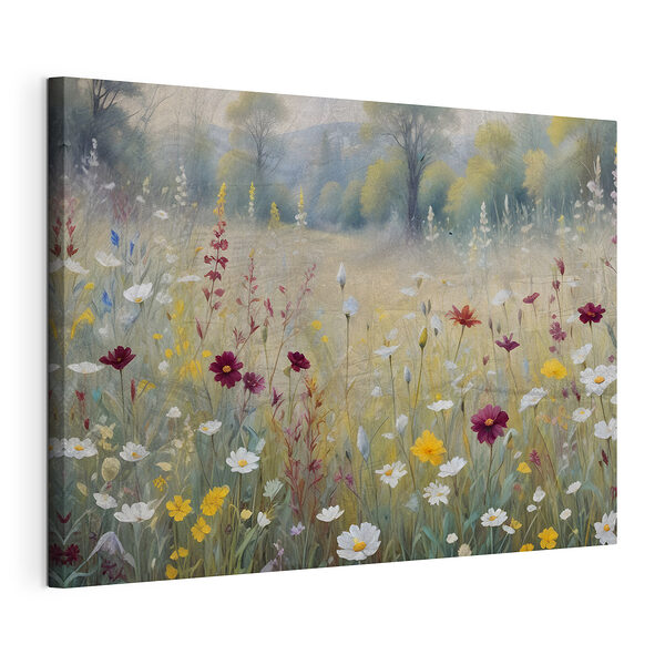 Les prairies d'été fleurissent dans des couleurs éclatantes Tableaux Les prairies d'été fleurissent dans des couleurs éclatantes