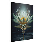 Tableaux Lotus rayonnant émergeant de l'eau