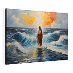 Tableaux Peinture d'un homme debout dans l'eau