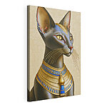 Tableaux Chat majestueux aux accents bleus