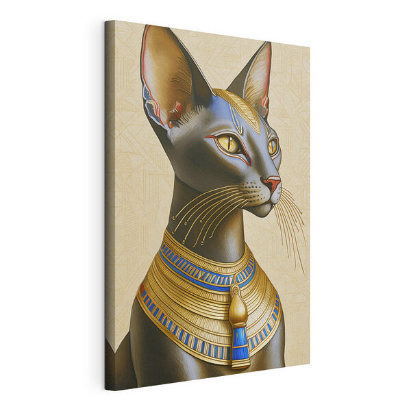 Chat majestueux aux accents bleus Tableaux Chat majestueux aux accents bleus
