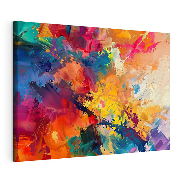 Un art abstrait vibrant en mouvement Tableaux Un art abstrait vibrant en mouvement