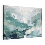 Tableaux Paysage abstrait dans des tons verts doux