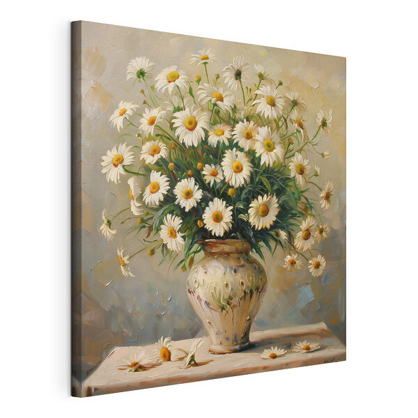 Tableaux Marguerites dans un vase décoratif