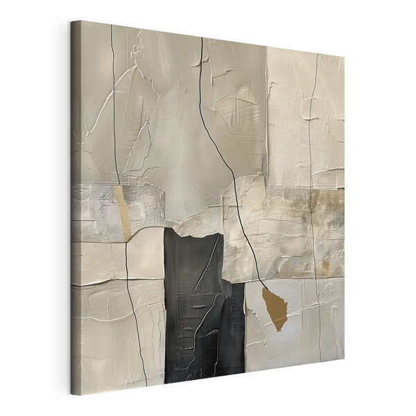 Des couches subtiles d'abstraction aux tons ocres Tableaux Des couches subtiles d'abstraction aux tons ocres