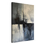 Tableaux Expression abstraite dans des tons discrets