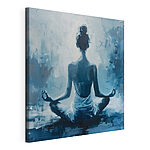Tableaux Peinture d'une femme assise en lotus