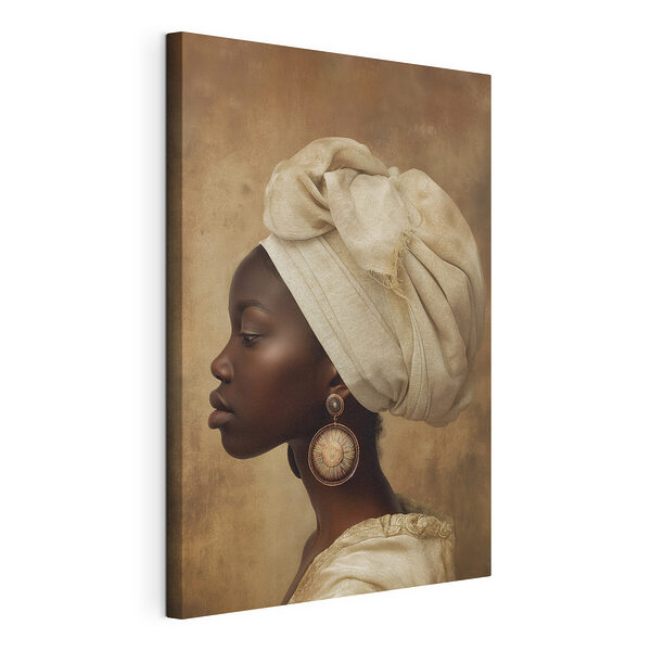 Femme portant un foulard Tableaux Femme portant un foulard