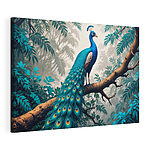 Tableaux Paon sur une branche d'arbre