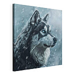 Tableaux Chien dans la neige