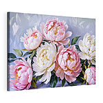 Tableaux Groupe de fleurs roses et blanches