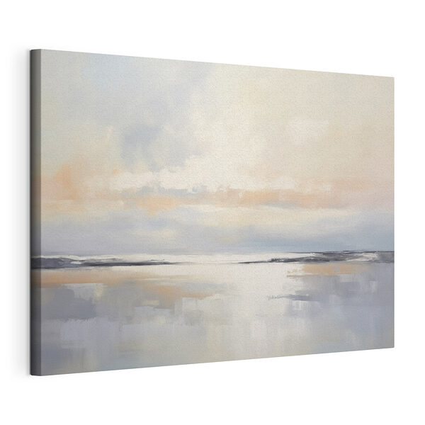 Plan d'eau calme avec des nuages dans le ciel Tableaux Plan d'eau calme avec des nuages dans le ciel