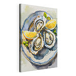 Tableaux Assiette d'huîtres et de citrons