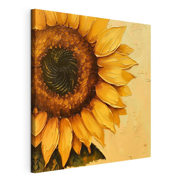 Peinture d'un tournesol Tableaux Peinture d'un tournesol