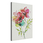 Tableaux Peinture de fleurs et de feuilles