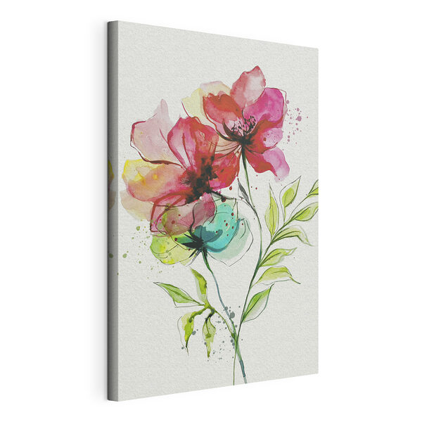 Tableaux Peinture de fleurs et de feuilles