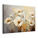 Tableaux Peinture de fleurs blanches