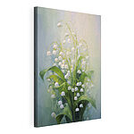 Tableaux Peinture d'un bouquet de fleurs blanches