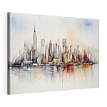 Tableaux Aquarelle d'une ville