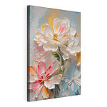 Tableaux Des fleurs pastel dans un style artistique