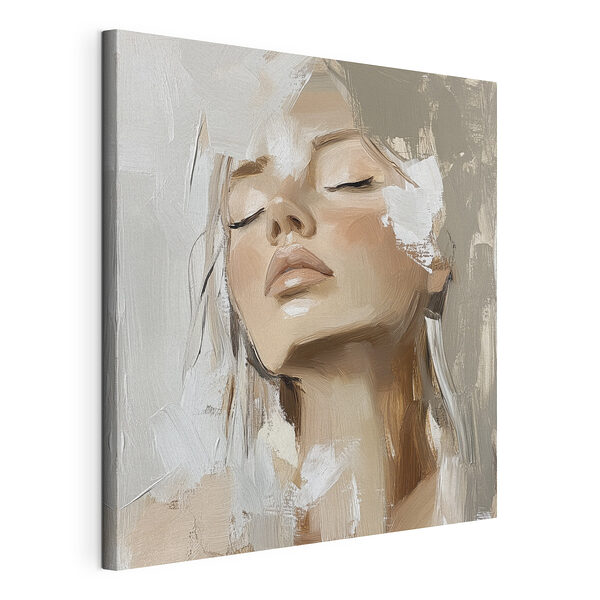 Une beauté tranquille dans des traits sereins Tableaux Une beauté tranquille dans des traits sereins