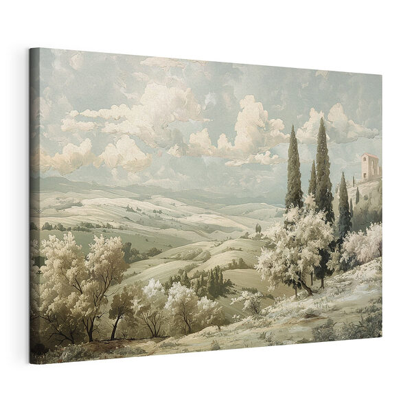 Paysage avec arbres et collines Tableaux Paysage avec arbres et collines