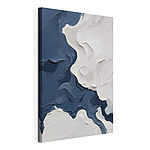 Tableaux Peinture bleue et blanche