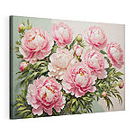 Tableaux Groupe de fleurs roses