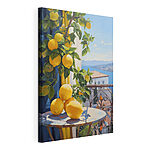 Tableaux Peinture de citrons sur une table