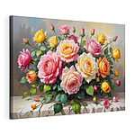 Tableaux Bouquet de fleurs sur une table