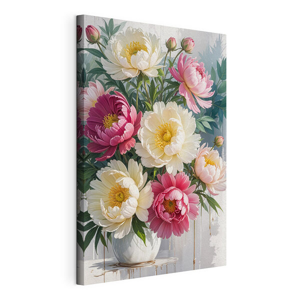 Bouquet de fleurs avec feuilles Tableaux Bouquet de fleurs avec feuilles
