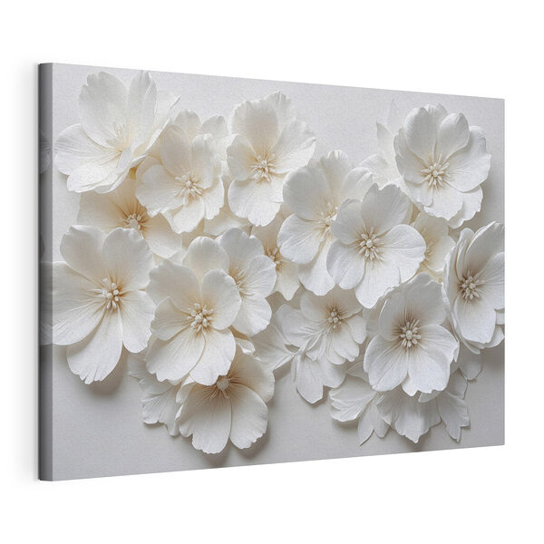 Tableaux Groupe de fleurs blanches