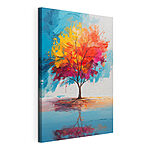 Tableaux Canvas prints Painting of a colorful tree