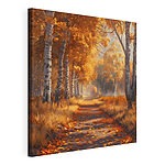 Tableaux Chemin avec des feuilles d'oranger