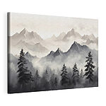Tableaux Paysage de montagnes et d'arbres