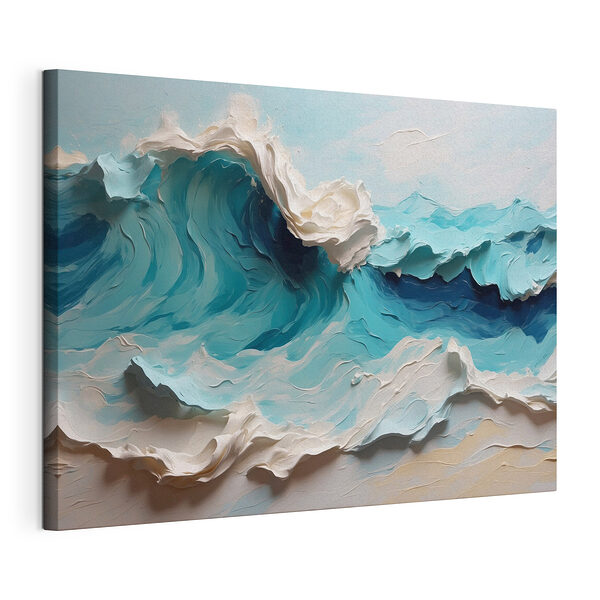 Peinture d'une vague Tableaux Peinture d'une vague