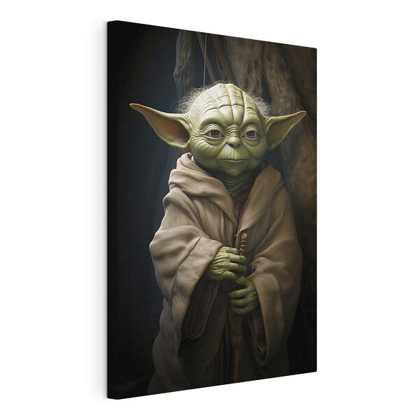 Personnage vert en robe de chambre Tableaux Personnage vert en robe de chambre