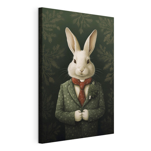 Lapin portant un costume et une cravate Tableaux Lapin portant un costume et une cravate