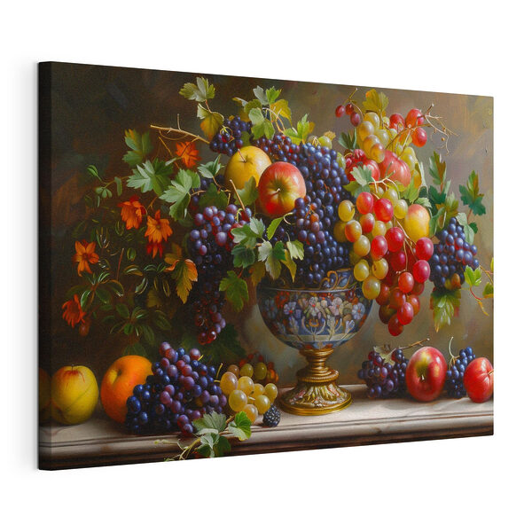Des fruits éclatants débordent de la coupe Tableaux Des fruits éclatants débordent de la coupe