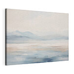 Tableaux Peinture d'un paysage avec des montagnes au loin