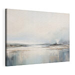 Tableaux Peinture d'un paysage avec un plan d'eau et du brouillard
