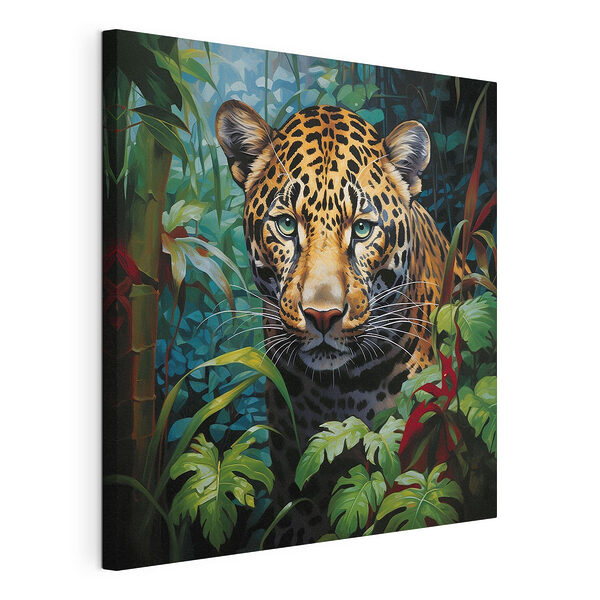 Léopard dans la jungle Tableaux Léopard dans la jungle